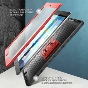 SUPCASE Full Cover Case Hoesje iPad 7 (2019) en iPad 8 (2020) - 10.2 inch - Rood 4