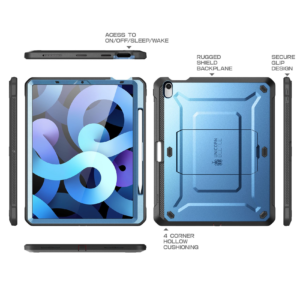 SUPCASE Full Cover Hoes iPad Air 4 2020 - 10.9 inch - Blauww 2