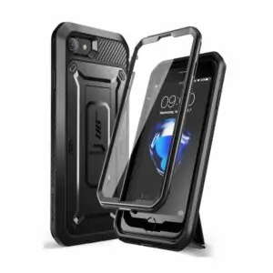 Supcase UB Pro Hoesje met Screen Protector iPhone SE (2022 / 2020) – 8 – 7 – Zwart