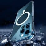 Stevig transparant iPhone 12 Pro / 12 hoesje met magnetische werking - 7