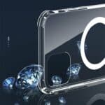 Stevig transparant iPhone 12 Pro / 12 hoesje met magnetische werking - 6