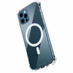 Stevig transparant iPhone 12 Pro / 12 hoesje met magnetische werking - 3