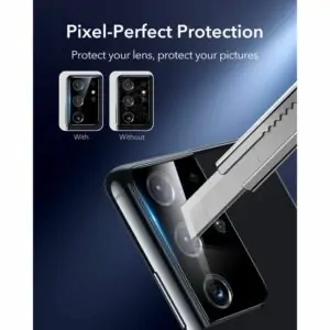Camera Lensbescherming Samsung S21 Ultra - Zwart 3