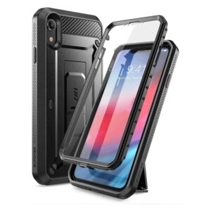 SUPCASE Stevige Hardcase Met Screen Protector iPhone XR - Zwart 1