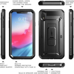 SUPCASE Stevige Hardcase Met Screen Protector iPhone XR - Zwart 7