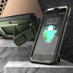 SUPCASE UB Hoesje Inclusief Schermbeschermer iPhone SE 2020 - Metaalgroen 4