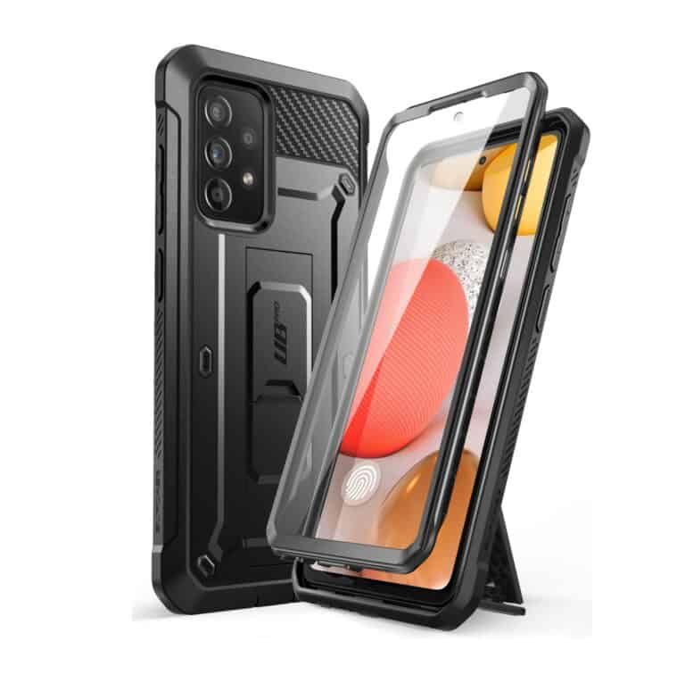 Supcase 360 Backcase met screenprotector Samsung A53 - Zwart