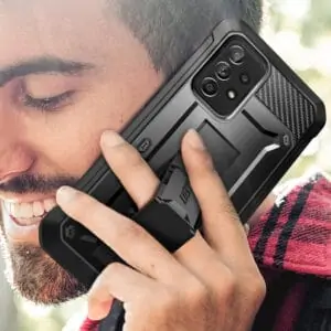SUPCASE Volledig Beschermd Hoesje Met Glasbeschermer A52 - Black 4