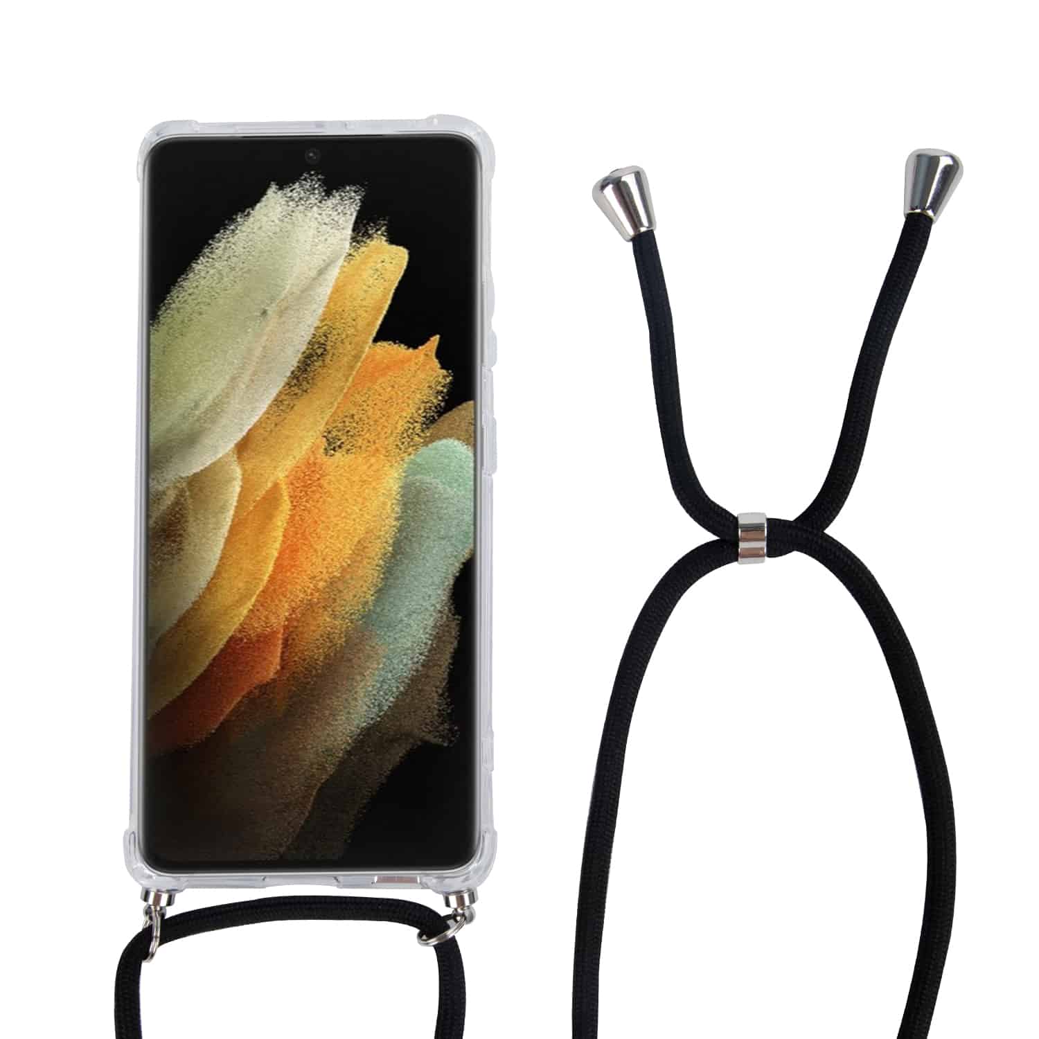 Schokdempend Hoesje Met Koord Galaxy S21 Ultra