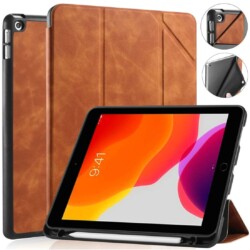 Smartcover Book Case Beschermhoes iPad 2019 - iPad 2020 - iPad 2021 - 10.2 inch - Bruin