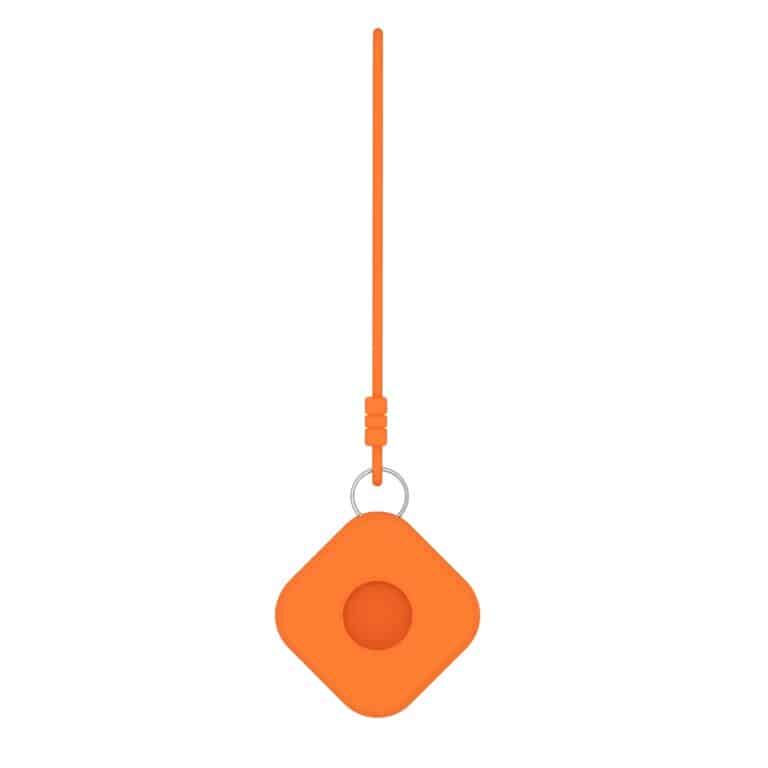 Anti-Kras Rondom Siliconen Hoesje Apple AirTag - Orange