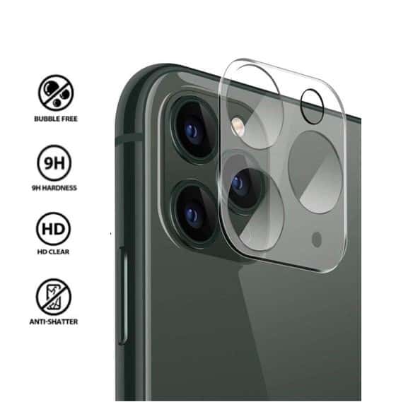 Cameralens Glazen Protector iPhone 11 Pro - Transparant 1