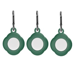 Key-Chain AirTag Silicone Case – 3 Stuks – Groen