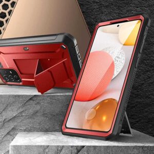 SUPCASE 360° Backcover Hoesje Met Scherm Bescherming Samsung A52 - Rood 3