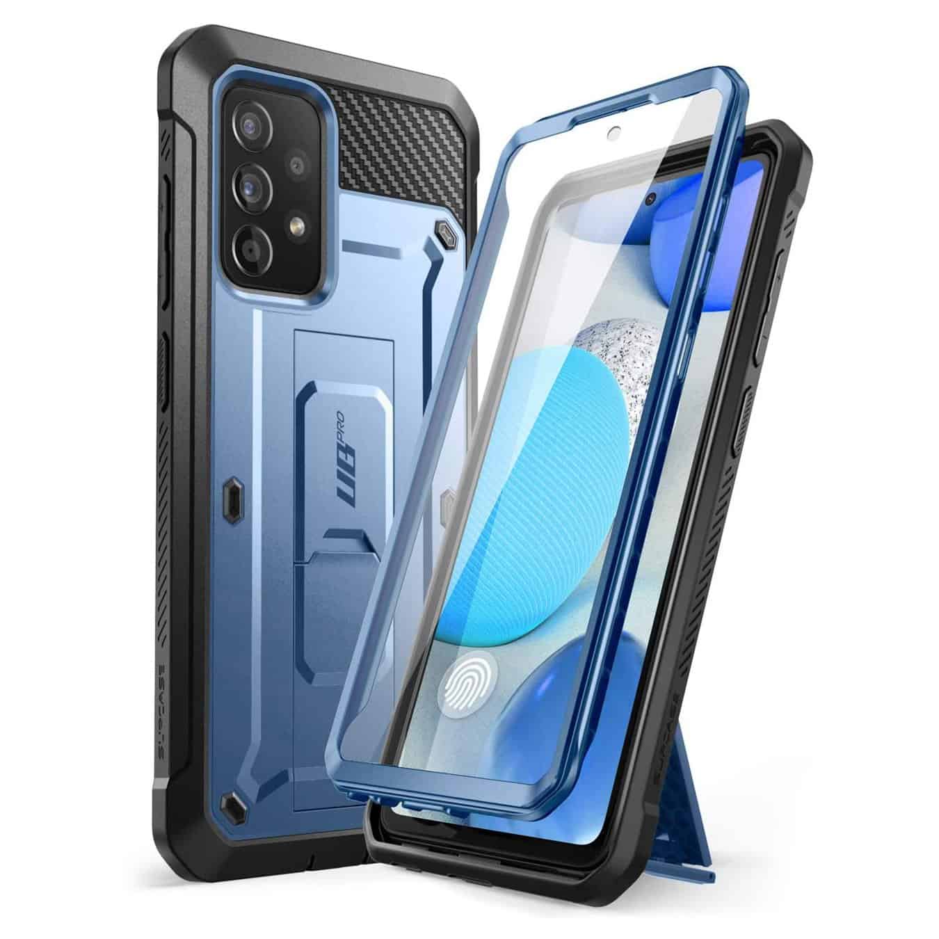 SUPCASE Volledig Hoesje Met Screen Saver Samsung A52 - Blauw 1