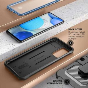 SUPCASE Volledig Hoesje Met Screen Saver Samsung A52 - Blauw 4