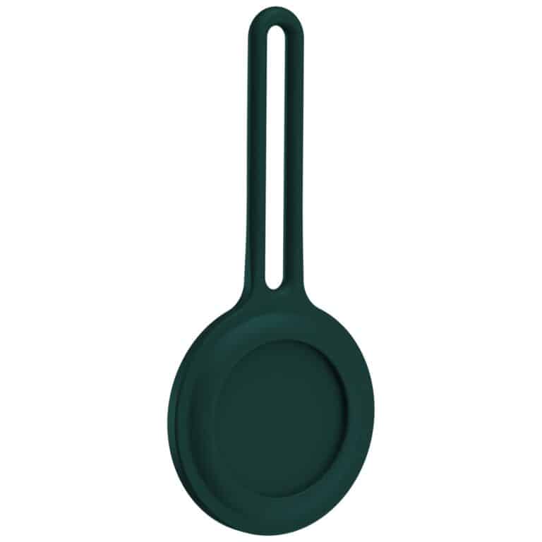 Silicone Apple AirTag Sleutelhanger Case - Groen