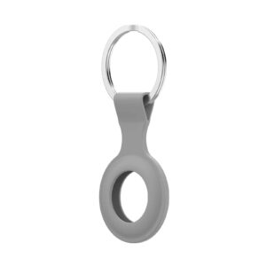 Siliconen Hanger Case Apple AirTag - Grey 2