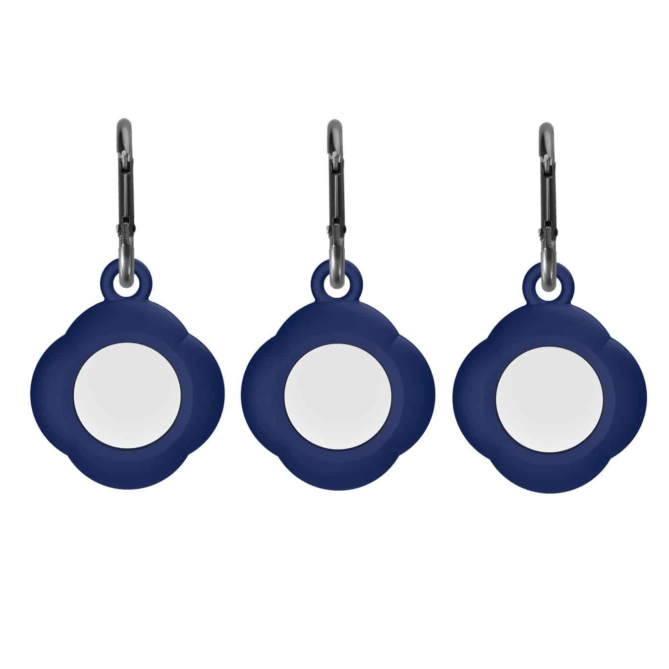 Sleutelhanger Hoesje Apple AirTag – 3 Stuks – Blauw 1 Sleutelhanger Hoesje Apple AirTag - 3 Stuks - Blauw 1