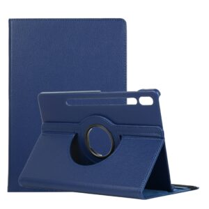 360 Booklet Hoes Samsung Galaxy Tab S7 FE – T730 – T736B – Donkerblauw