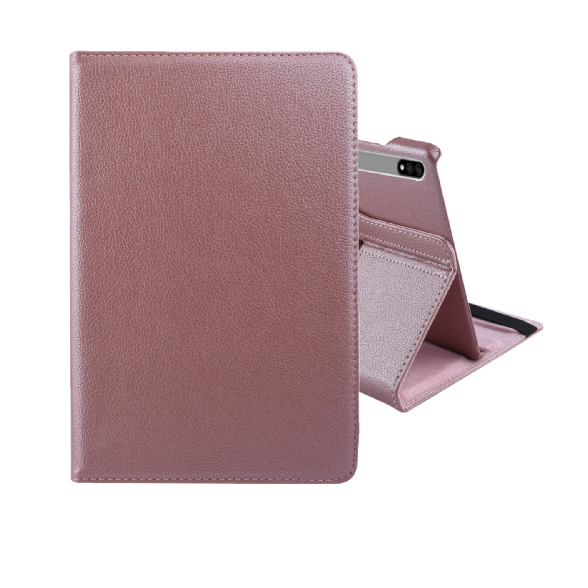 360 Beschermhoes Samsung Galaxy Tab S7 FE - T730 - T736B - Rosegoud