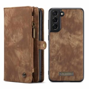 Caseme Vintage Wallet Case Samsung Galaxy S21 FE (Fan Edition) - Bruin 2