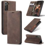 variatie Caseme retro Cover Samsung S21 FE Koffie Bruin