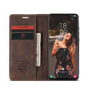 Caseme Retro Cover Samsung S21 FE (Fan Edition) - Koffie Bruin 3