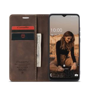 Caseme Retro Hoesje Samsung A22 5G - Koffie Bruin 3