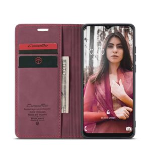 Caseme Retro Telefoonhoesje Samsung Galaxy A22 5G - Paars 3