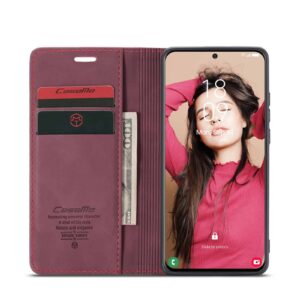 Caseme Retro Telefoonhoesje Samsung S21 FE - Paars 2