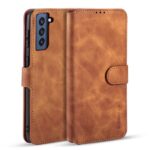 variatie Dg.ming Bookcover Samsung Galaxy S21 FE – Brown