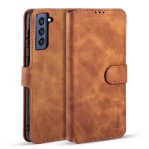 DG.ming Luxe Bookcover Samsung Galaxy S21 FE - Brown 1