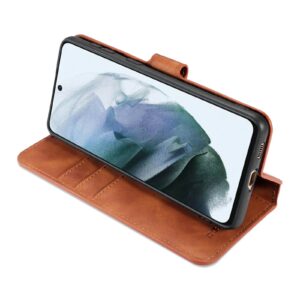 DG.ming Luxe Bookcover Samsung Galaxy S21 FE - Brown 4