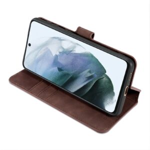 DG.ming Retro Bookcase Samsung S21 FE (Fan Edition) - Coffee 4
