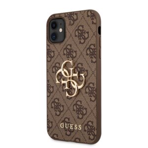 GUESS Golden Logo Hoesje iPhone 11 - Brown 2