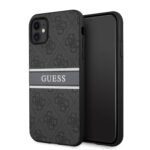 variatie Guess Logo Stripe iPhone 11 Hoesje – Grijs