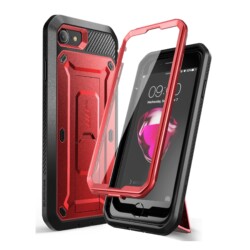 Supcase UB Pro Sterk Hoesje met Glas iPhone SE (2022 / 2020) - 8 - 7 - Rood