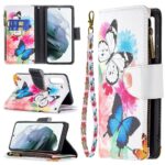 variatie Wallet Case Samsung Galaxy S21 FE – Fan – Edition – Vlinder