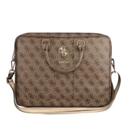 Guess 4G Laptop Tas - 15 en 16 inch - Bruin