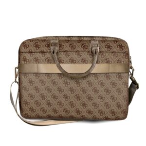 GUESS 4G Laptop Tas - 15 & 16 inch - Bruin 2