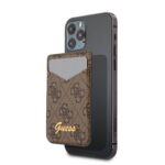 variatie Guess Magnetisch Cardholder – Bruin