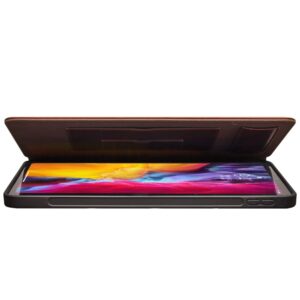 Qialino Luxe Leren Smart Case Hoes iPad Pro 2021 2020 - Pencilhouder - Bruin 3