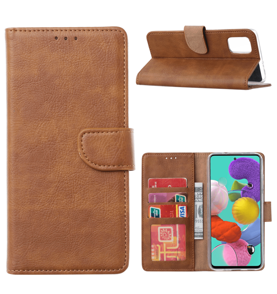 book-case-samsung-galaxy-a22-5g-lichtbruin