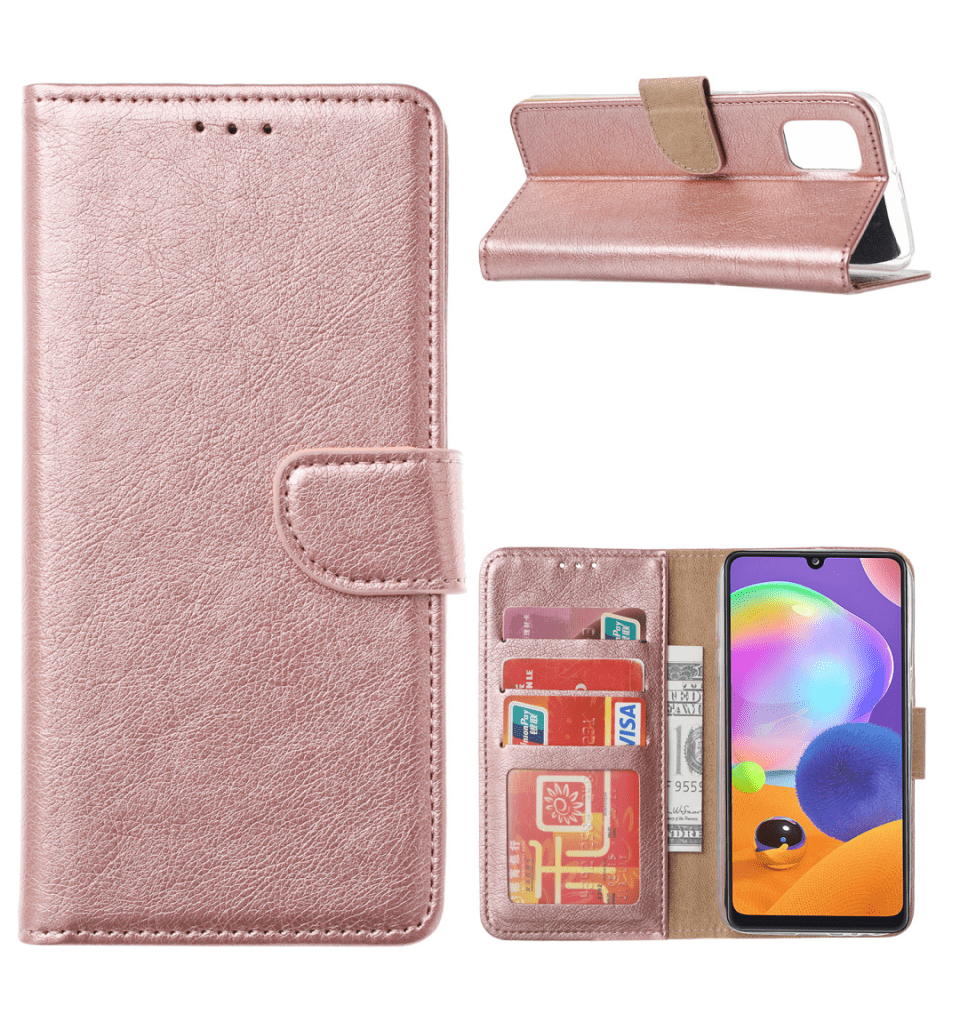 Samsung A22 5G Smartphonehoesje - Rosegoud