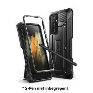 1-9zv53F8i-SUPCASE-Unicorn-Beetle-Pro-Samsung-S21-Ultra-Met-S-Pen-Houder-Zwart-1-V2