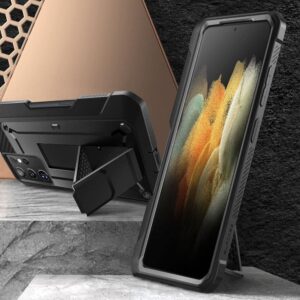 SUPCASE Unicorn Beetle Pro Samsung S21 Ultra Met S-Pen Houder - Zwart 4