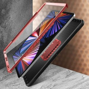 SUPCASE Unicorn Beetle Pro iPad Pro - 2021 - Pencil houder - Rood 3