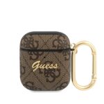 variatie Guess Hoesje AirPods 1 – AirPods 2 4G Script Logo – Brown