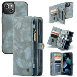 Caseme Vintage Portemonnee Hoesje iPhone 13 - Blauw 1
